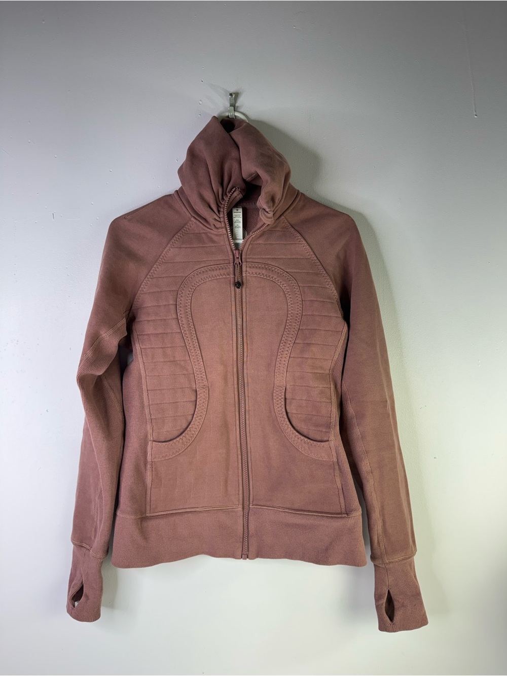 Lululemon Calm and Cozy Jacket in the color Spanish Rose size 6
